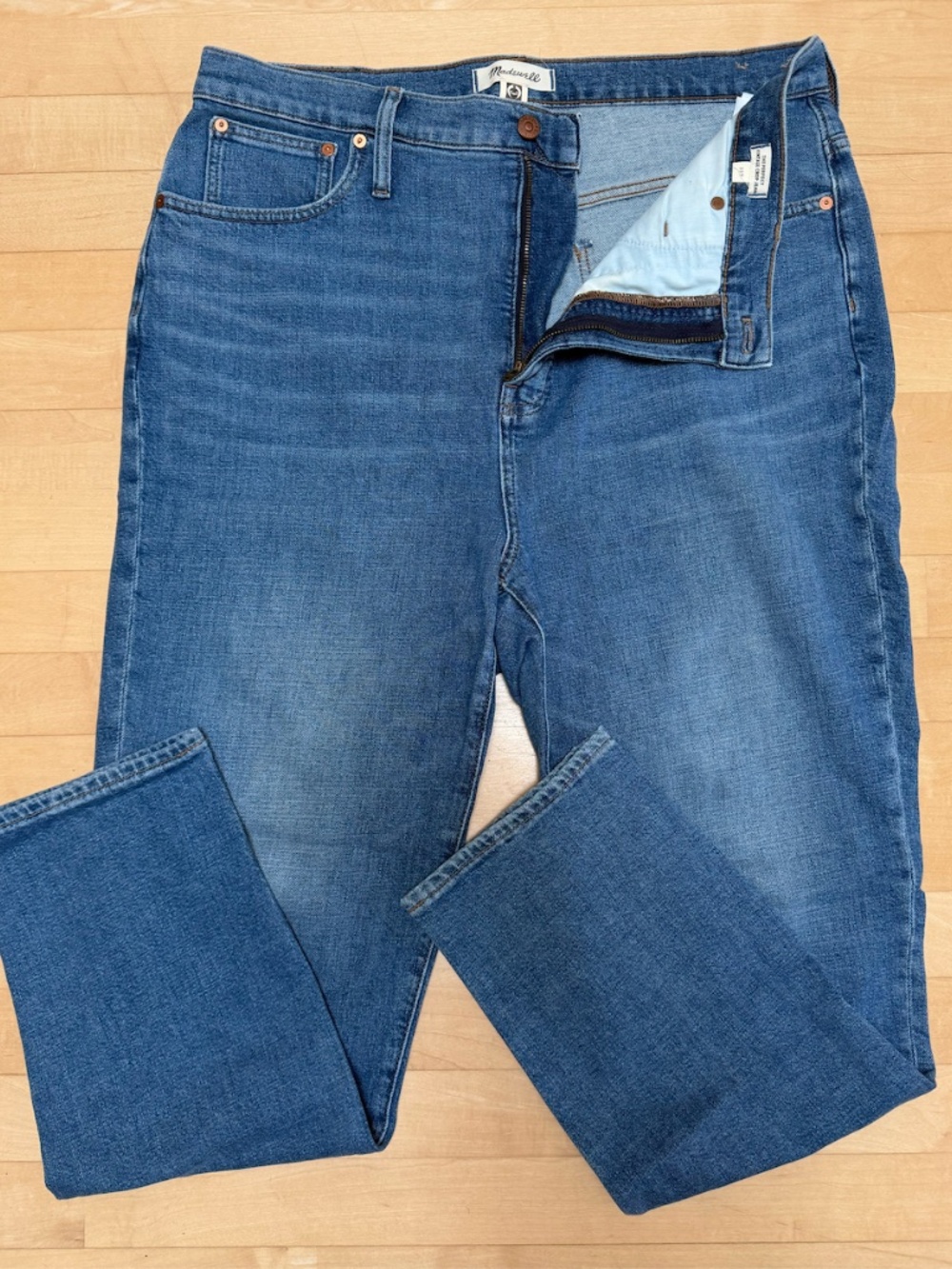 Madewell The Perfect Vintage Crop Jean High-Rise Size 33 Tall